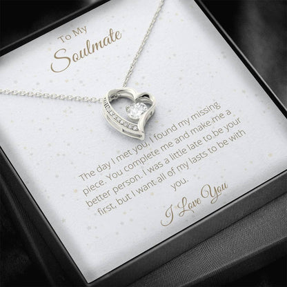 Gift to my Love Lovely Heart Necklace - 4Lovebirds