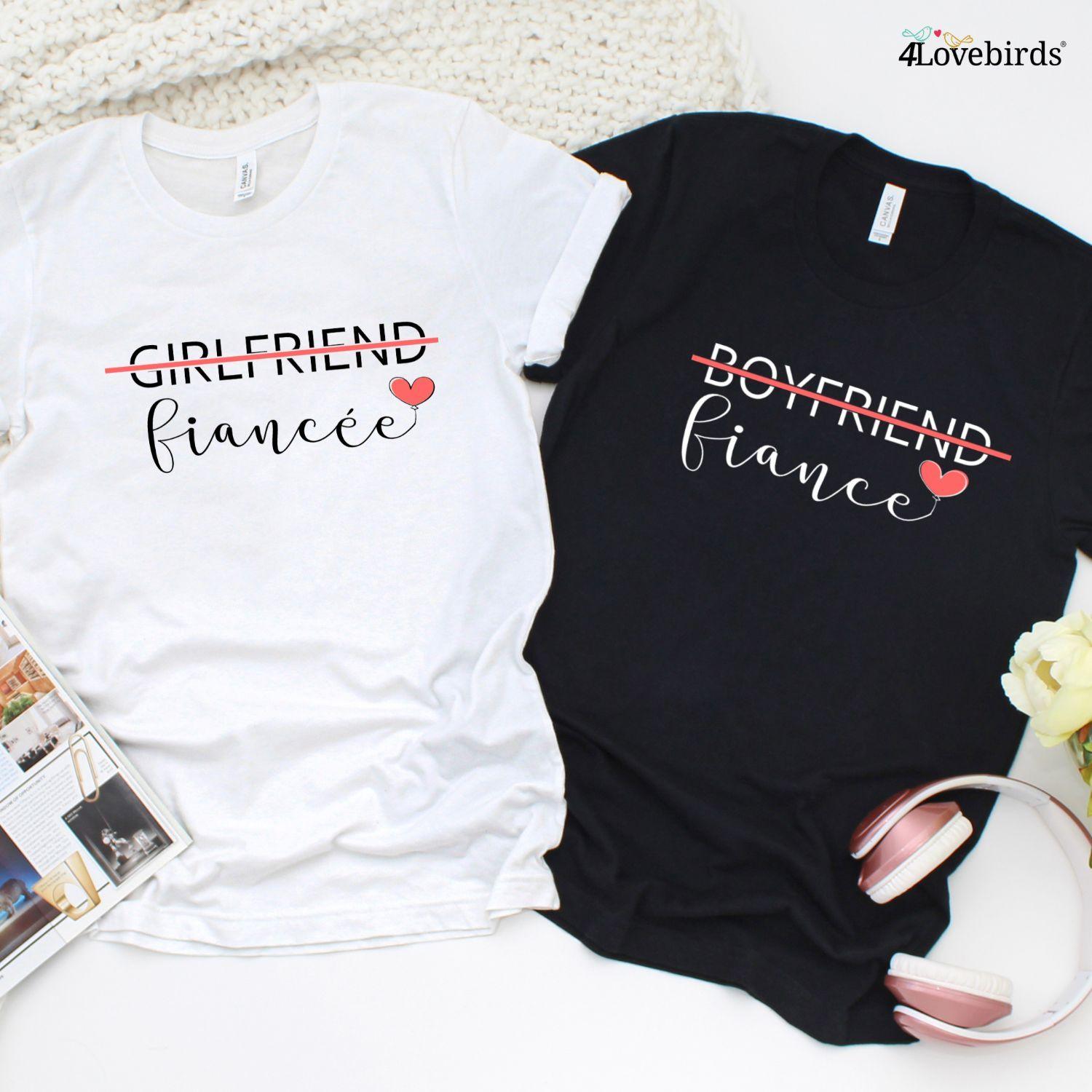 Girlfriend-Fiancee & Boyfriend-Fiance Matching Outfits: Hoodie, Sweater & Longsleeve - 4Lovebirds