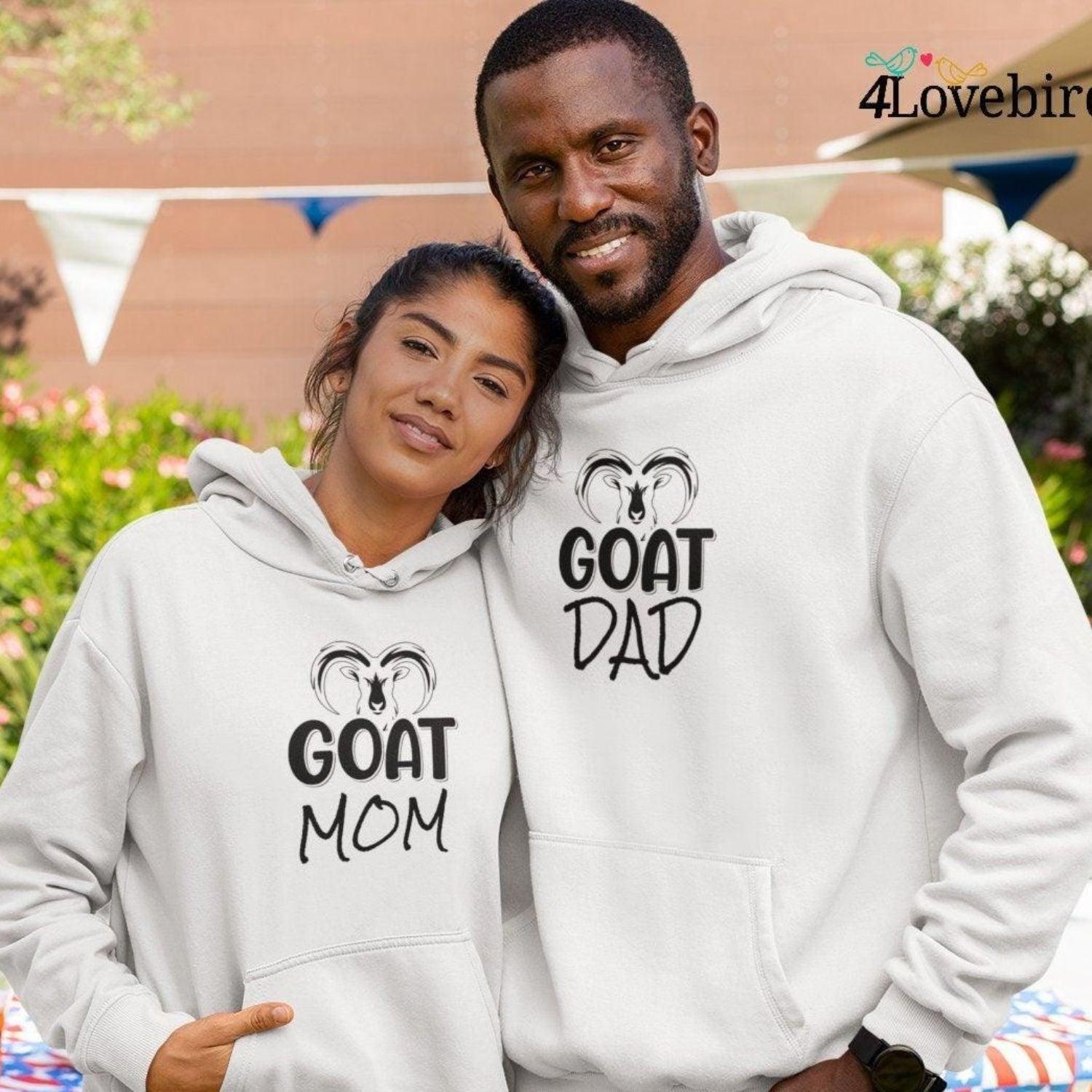 Goat Mom & Dad Matching Outfits – Ideal Valentine Set for Husband & Wife - 4Lovebirds