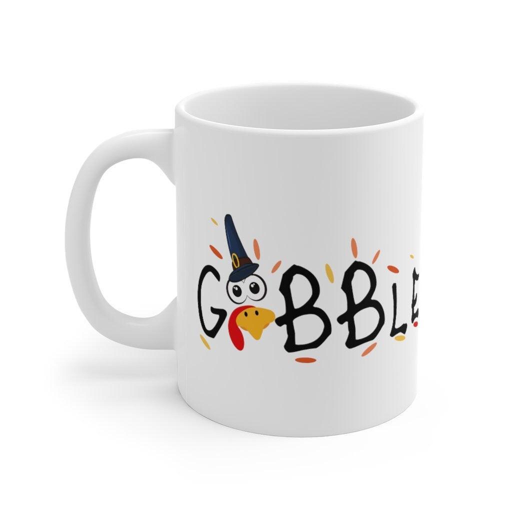 Gobble Gobble Thanksgiving Mug, Thanksgiving Mug, family thanksgiving Mugs, funny Thanksgiving 2022,Thanksgiving Gifts - 4Lovebirds