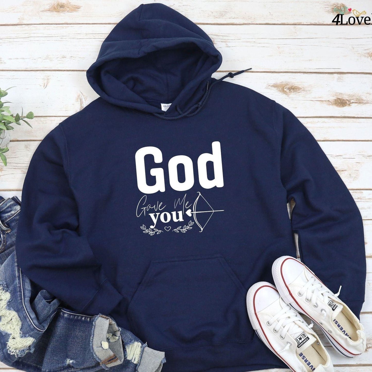 God Gave Me You Dual Set: Matching Outfits for Couples - 4Lovebirds
