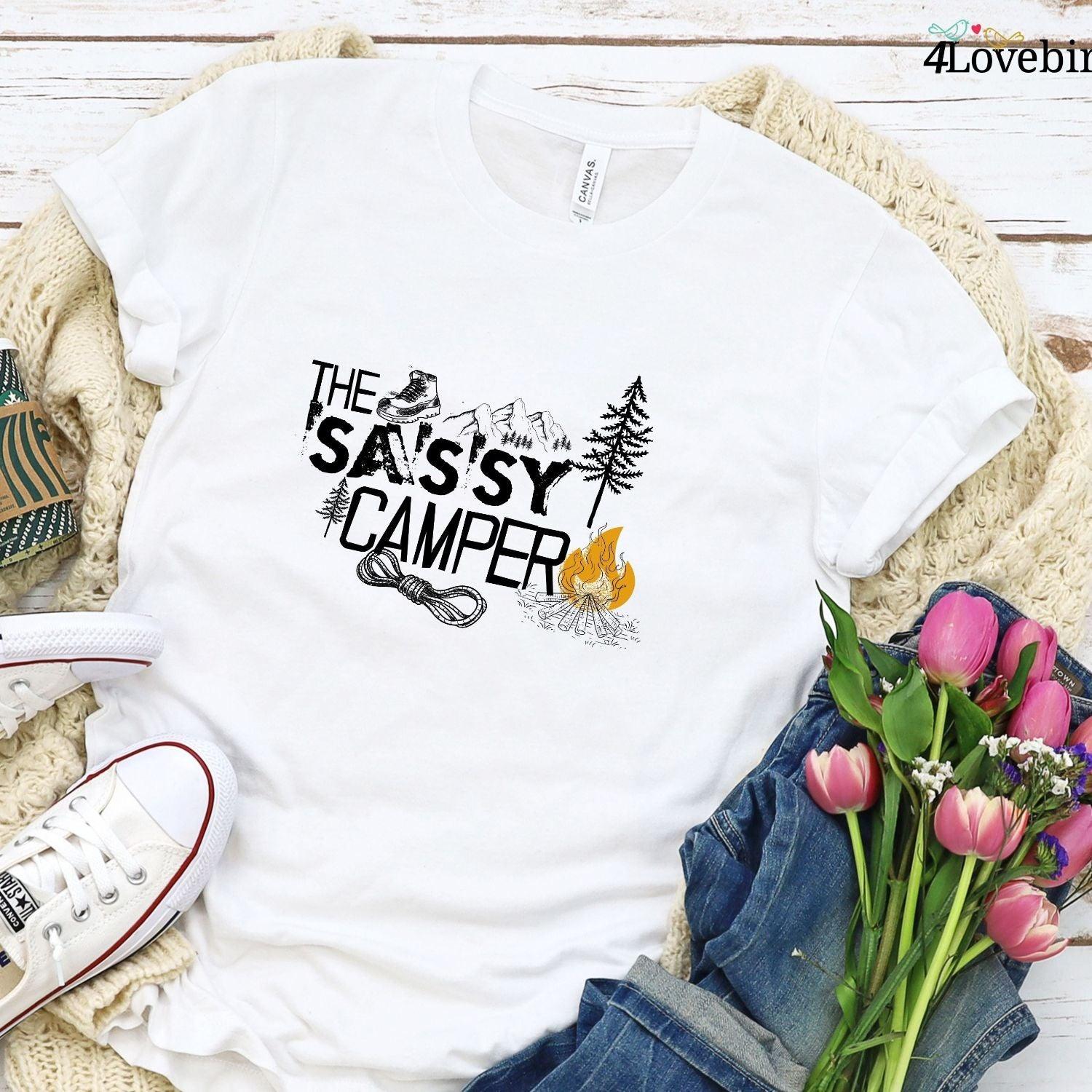 camping shirt Group Matching Outfit: Camping Sweatshirts - Funny Long Sleeve - Campfire Shirts - Camping Trip Shirts