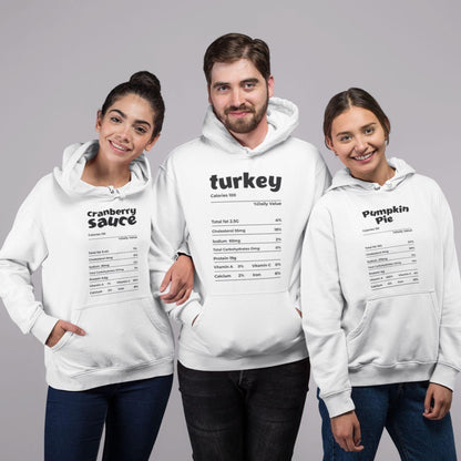 Group Matching Outfit: Thanksgiving Food, Funny Holiday Shirts for Families - 4Lovebirds
