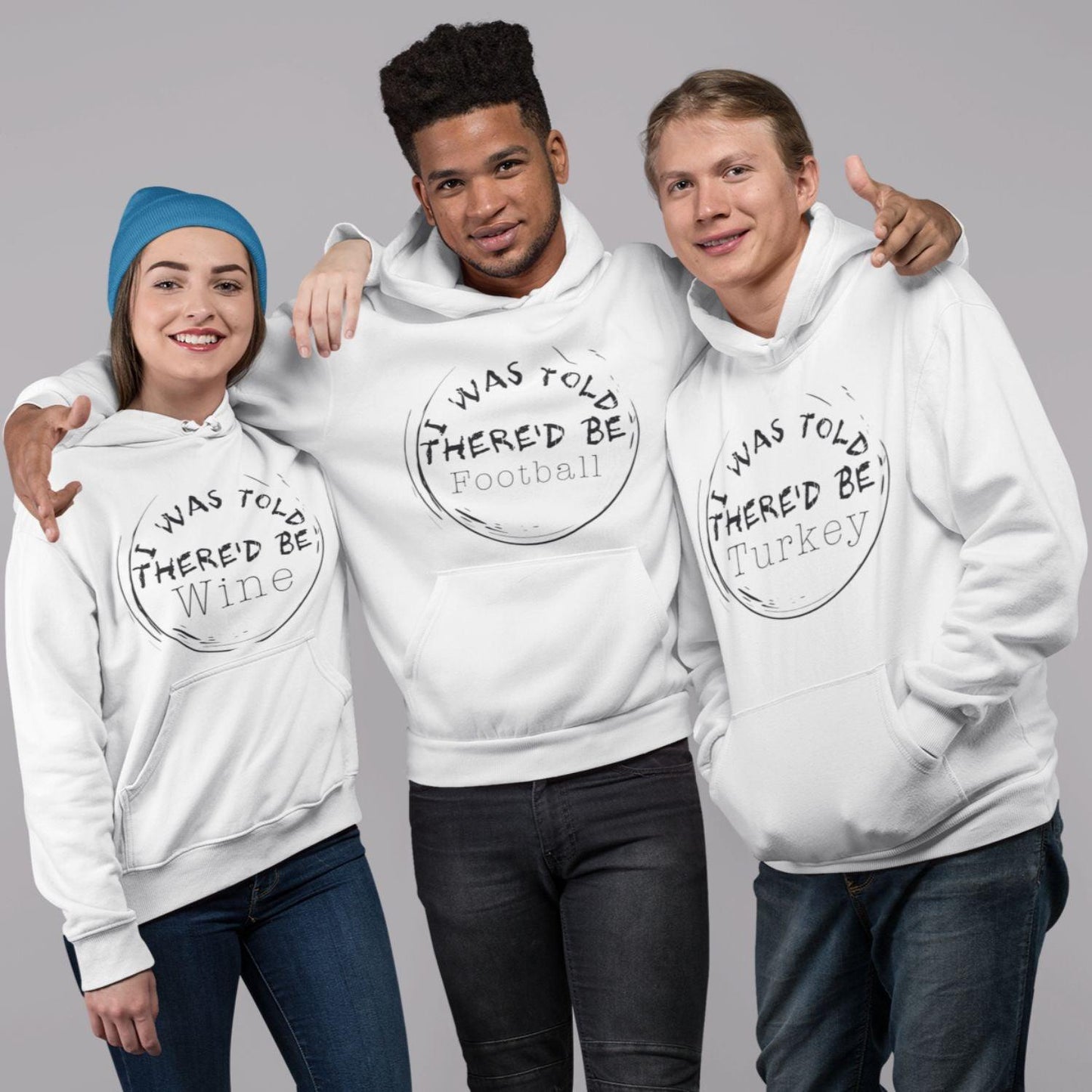 Group Matching Outfit: Thanksgiving Matching Sets Food Group Hoodie, Family Party Shirt & Fun Group Gifts - 4Lovebirds