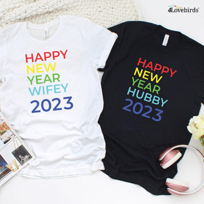 Happy New Year Custom Matching Set: Perfect Outfits for Couples & Lovers Alike! - 4Lovebirds