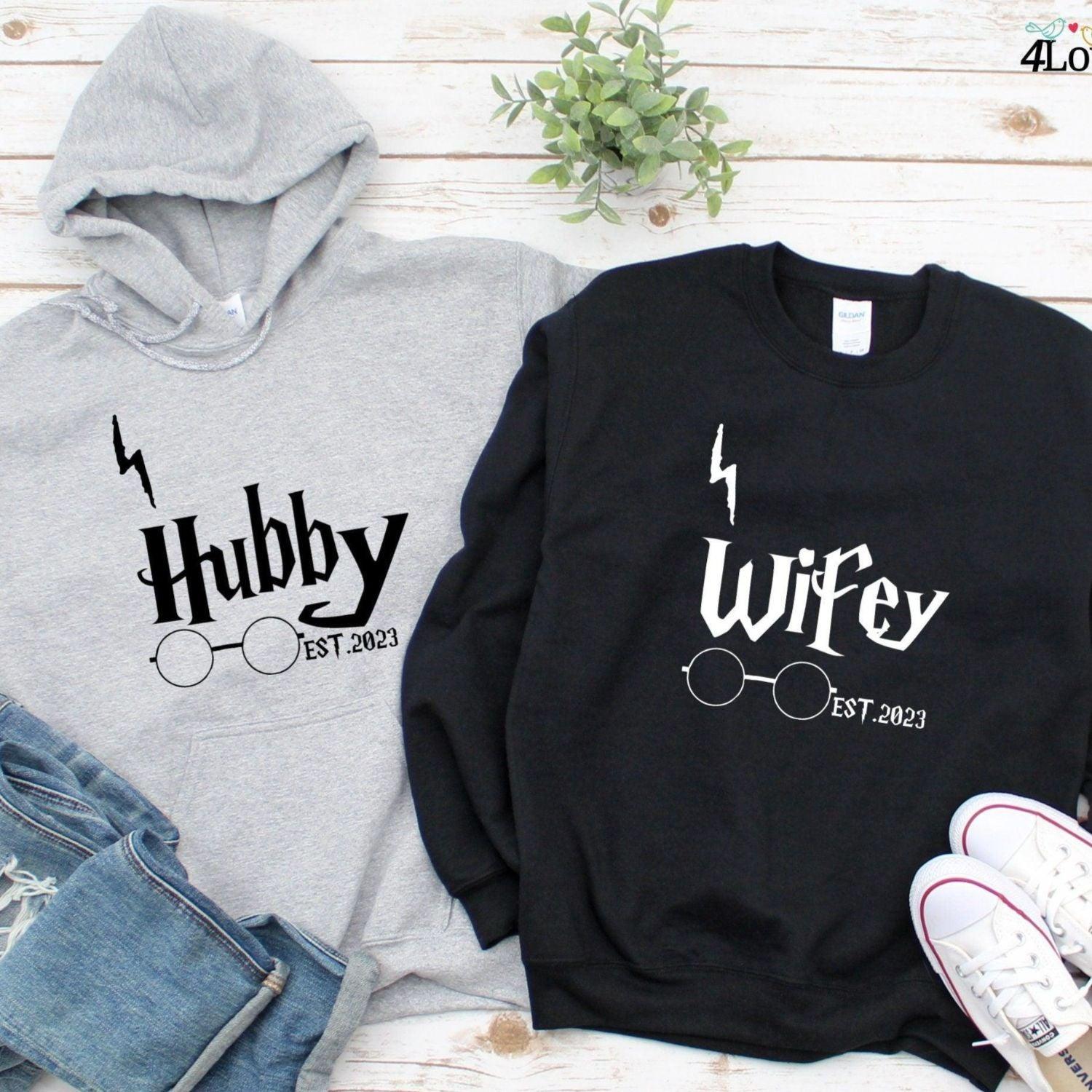 Harry Potter Inspired Custom Matching Set - Mr & Mrs Outfits for Honeymoon, Anniversaries & Special Events - 4Lovebirds