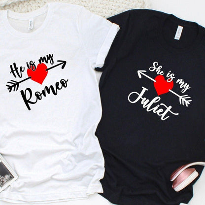 He & She Matching Outfits: Romeo & Juliet Set - Ideal Couple's Present, Cozy & Stylish - 4Lovebirds