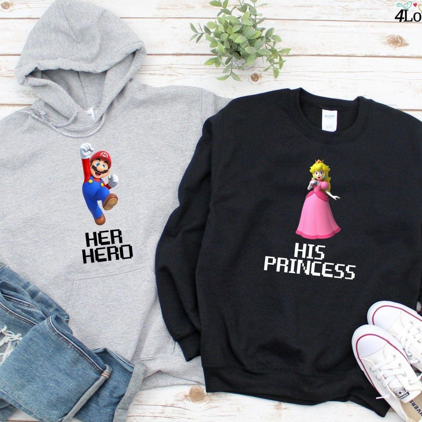 Her Hero, His Princess: Super Mario Matching Outfits for Gaming Couples - 4Lovebirds