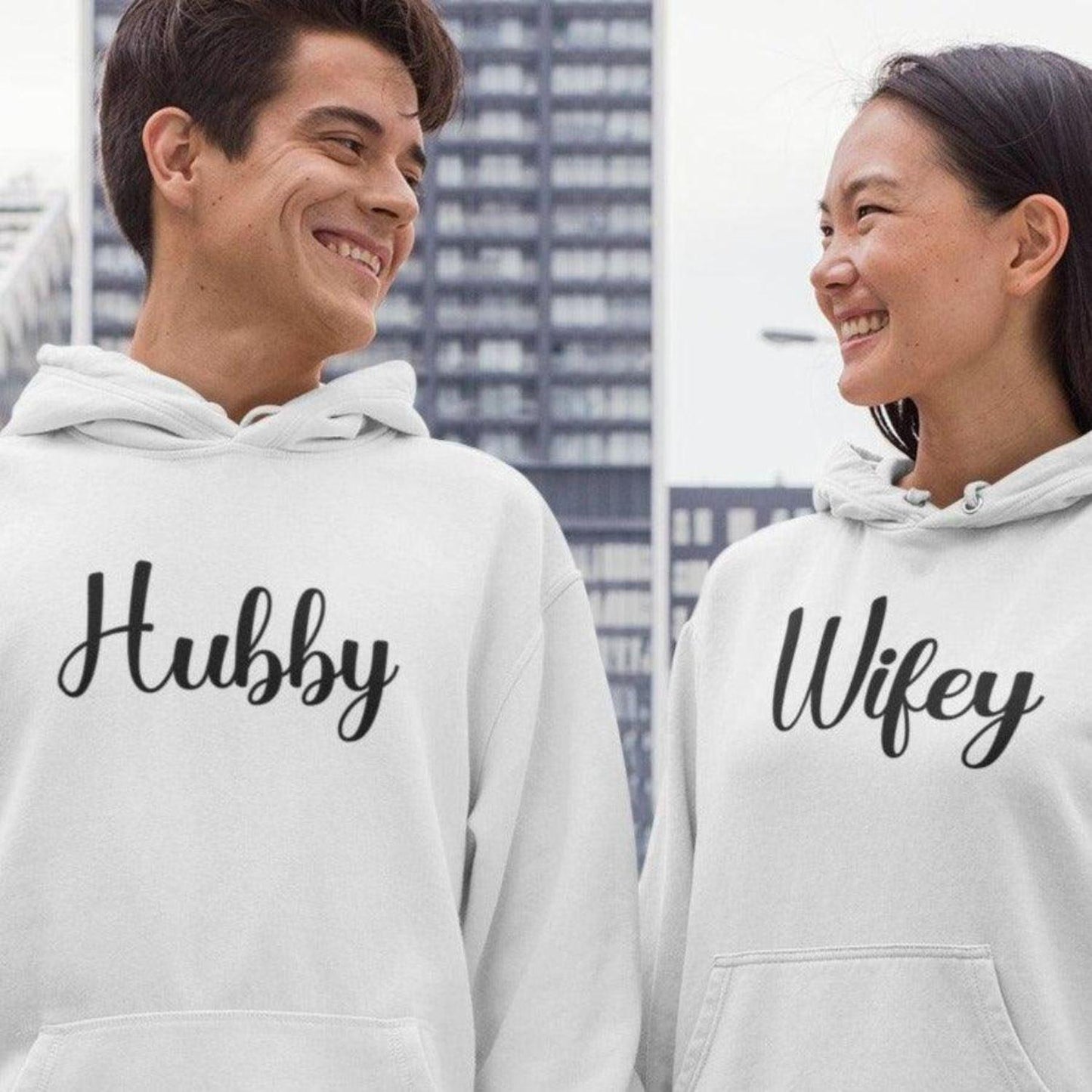 Hubby and Wifey Matching Set - Perfect Couple's Gift! - 4Lovebirds