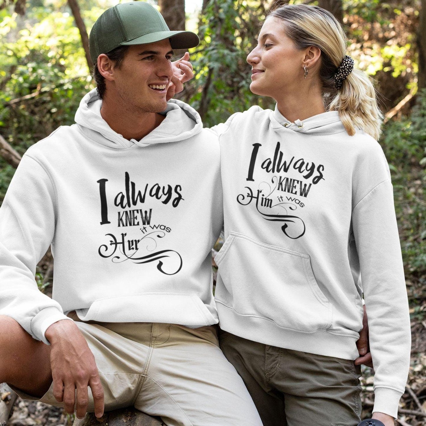 I Always Knew It Was Him/Her Matching Outfits: Perfect For Anniversaries & Special Dates - 4Lovebirds