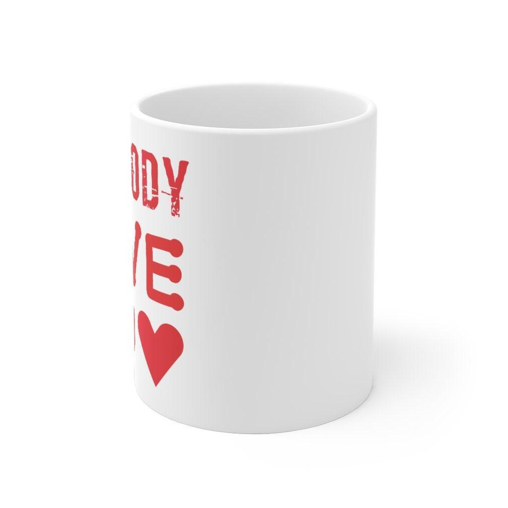 I Bloody Love You Mug, Lovers matching Mug, Gift for Couples, Valentine Mug, Boyfriend / Girlfriend Mug, Funny Mug - 4Lovebirds