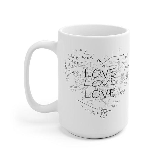 I Heart Math - Math Mug, Math Teacher, Science Mug, Nerdy Mug, Biology Mug, Science Gift, Funny Science Mug, Math Lover. - 4Lovebirds