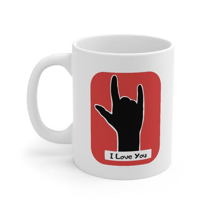 I love you Mug, Rock Fan Lovers matching Mug, Gift for Couples, Valentine Mug, Boyfriend / Girlfriend Mug, Cute Mug - 4Lovebirds