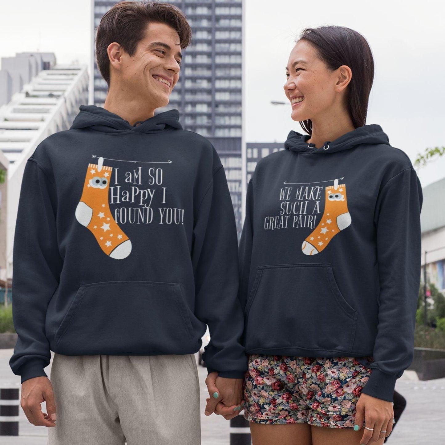 I'm So Happy I Found You! We Make Such a Great Pair! Funny Matching Set for Couples - 4Lovebirds