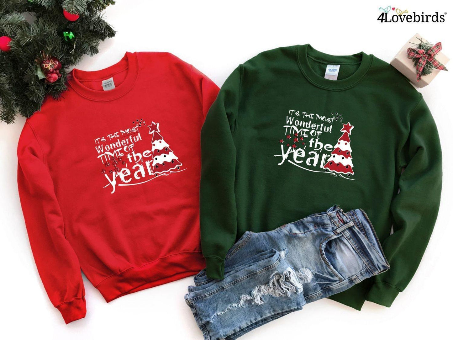 It's The Most Wonderful Time Of The Year Hoodie, Christmas Shirt, Gift For Christmas, Family Christmas Shirts, Xmas shirt, Christmas T-Shirt - 4Lovebirds