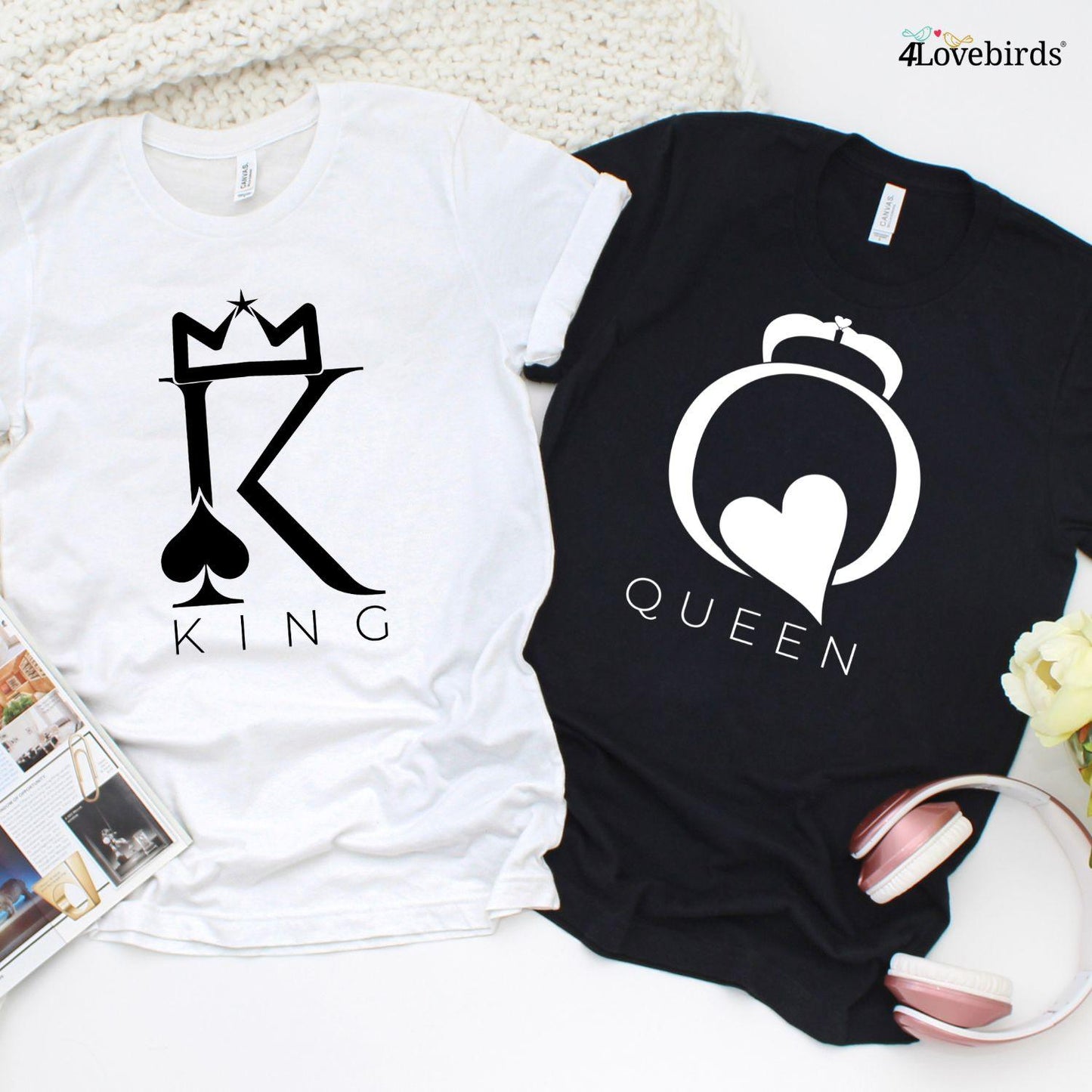 King & Queen Matching Set: Couple Hoodies & Sweaters!