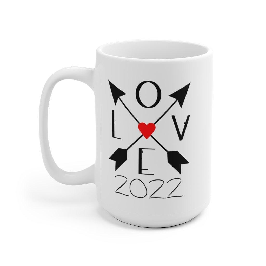 Love in 2022 Mug, Lovers matching Mug, Gift for Couples, Valentine Mug, Boyfriend / Girlfriend Mug, Cute Mug - 4Lovebirds