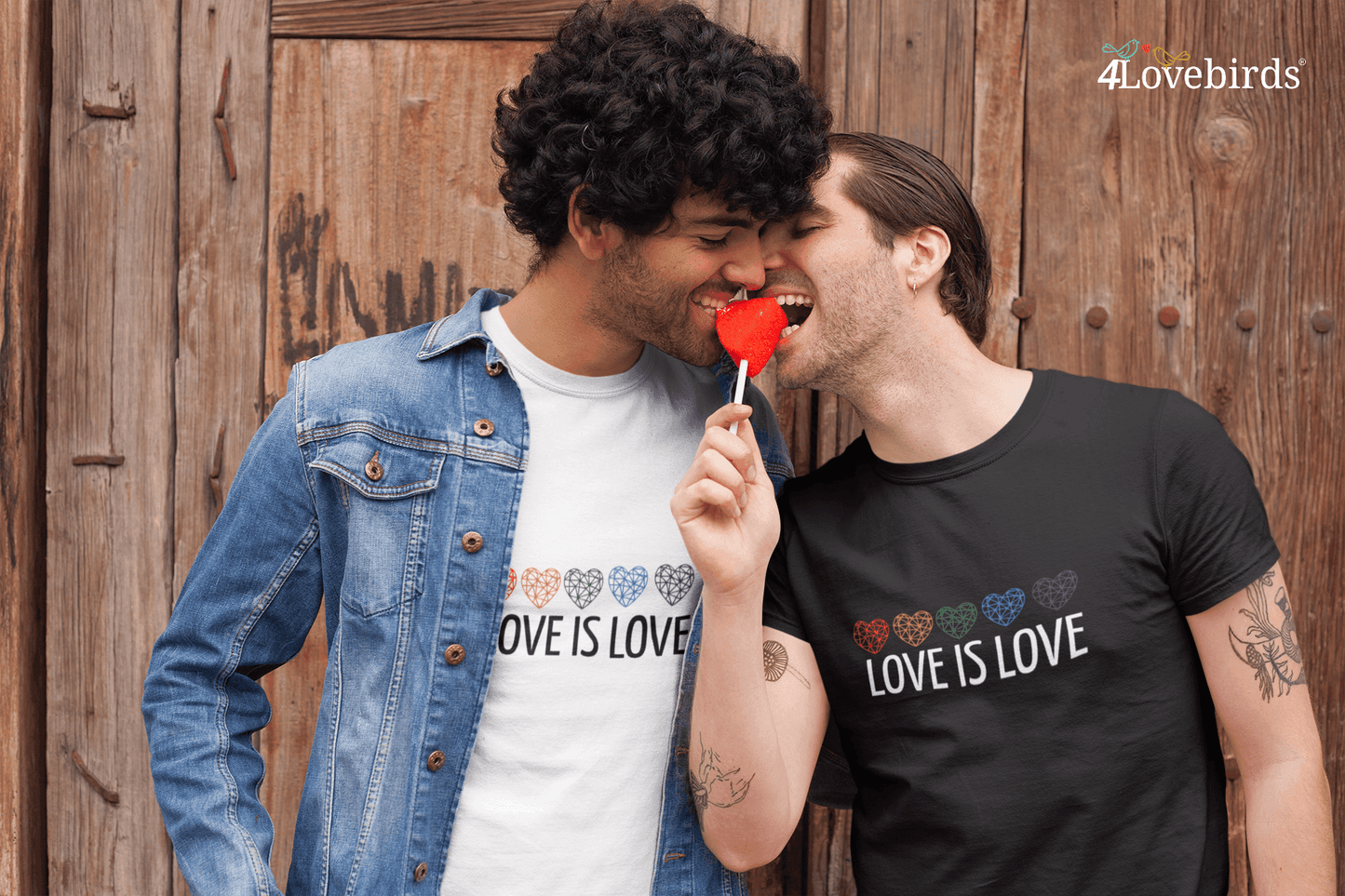 Love is Love Hoodie, LGBT Sweatshirt, Pride Longsleeve, Equality, Love is Love, LGBT Outfit, Love Wins, Rainbow Pride Shirt - 4Lovebirds