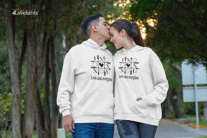 Love wins everytime Hoodie, Lovers matching T-shirt, Gift for Couples, Valentine Sweatshirt, Boyfriend / Girlfriend Longsleeve, Cute shirt - 4Lovebirds