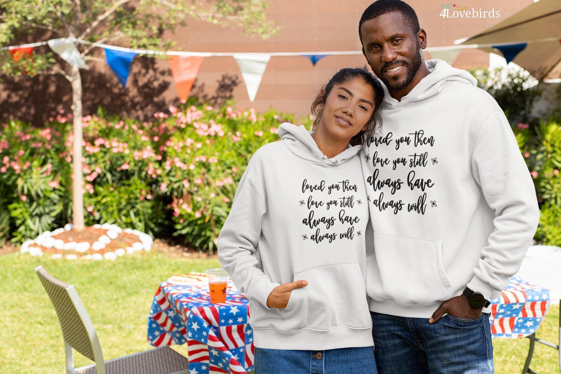 Love you forever, Falling in love, Couple always together Hoodie, Lovers T-shirt, Gift for Couple, Valentine Sweatshirt, Cute Tshirt - 4Lovebirds