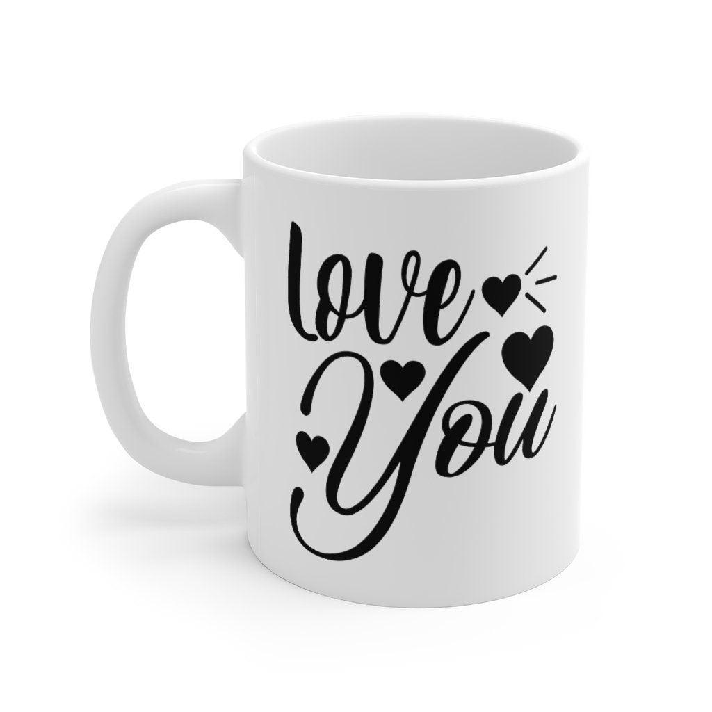 Love you Mug, Lovers matching Mug, Gift for Couples, Valentine Mug, Boyfriend / Girlfriend Mug, Cute Mug - 4Lovebirds