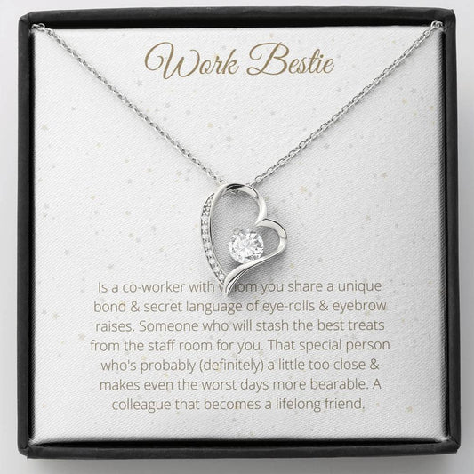 Lovely Heart Necklace For Friend - To My Best Friend Necklace Birthday Gift for Friend, Necklace for Bestie Friend, Gift for Friend Birthday - 4Lovebirds