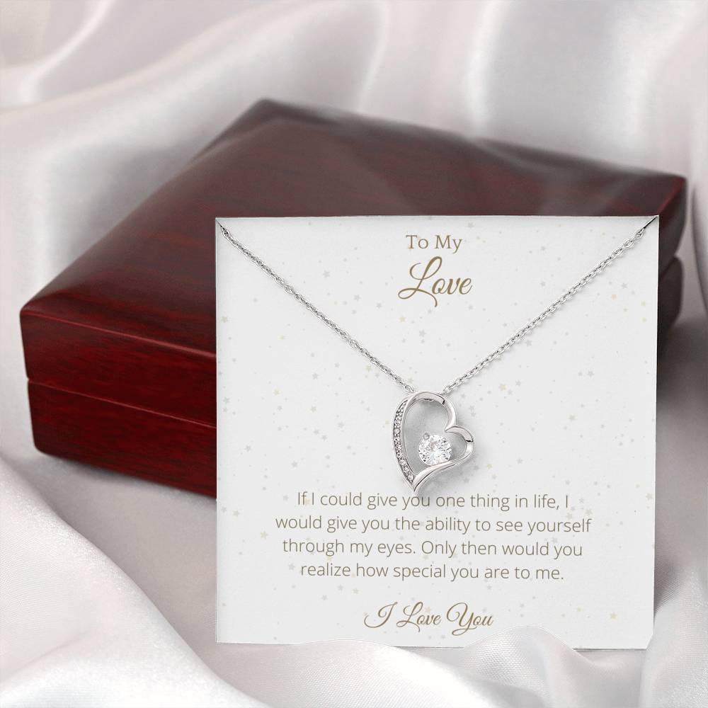To My Wife Necklace, Wife Gift, Anniversary Gift For Wife, Wife Birthd –  HeartQ