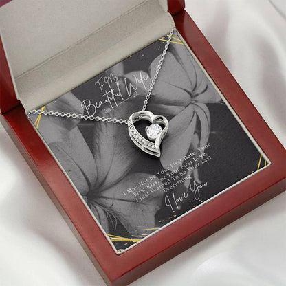 Lovely Heart Necklace | To My Wife - I Might Not Be Your First - 4Lovebirds