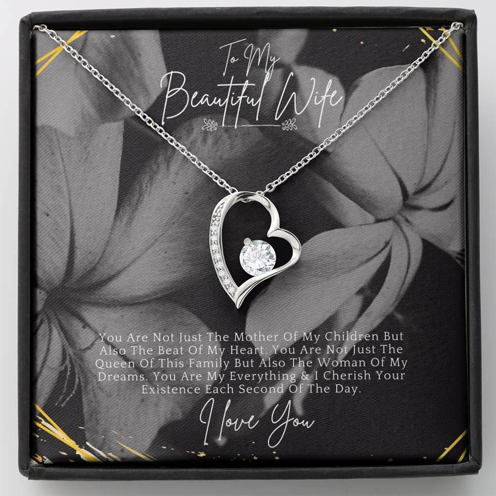 Lovely Heart Necklace | To My Wife - My Everything - 4Lovebirds