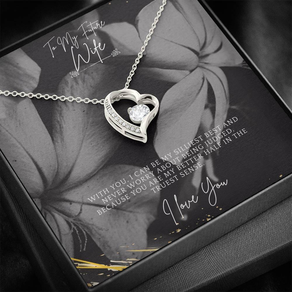 Lovely Heart Necklace - To My Future Wife - 4Lovebirds