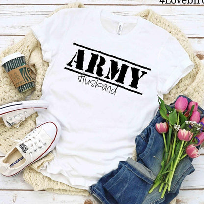 Matching Army Wife Apparel: T-Shirts, Hoodies & Sweatshirts - Valentine's Day Gifts for Her - 4Lovebirds