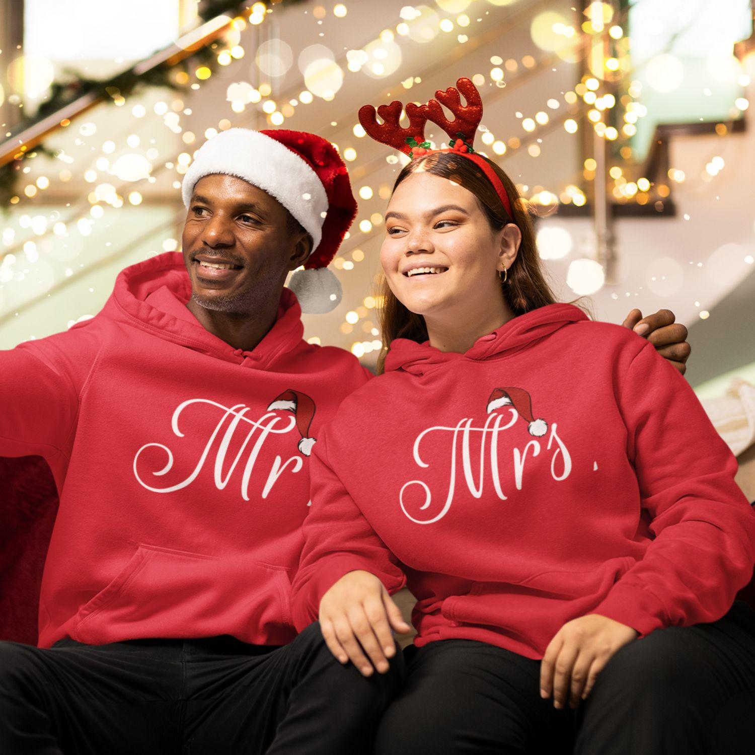 Matching Christmas Set for Couples: Mr & Mrs Gift For Couples - 4Lovebirds
