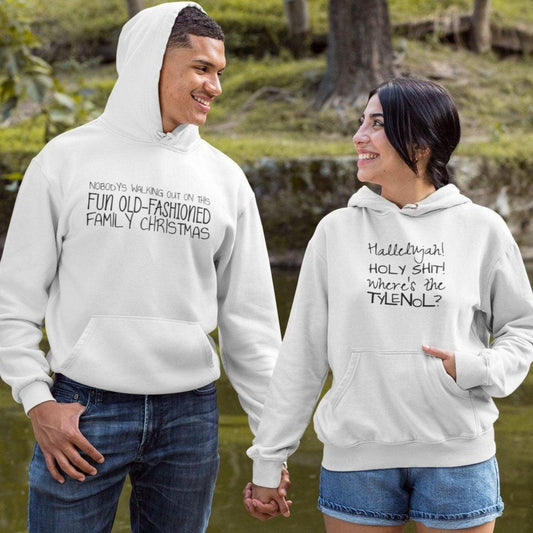 Matching Christmas Vacation Outfit - Fun Couples Shirts - Husband & Wife Holiday Set - 4Lovebirds