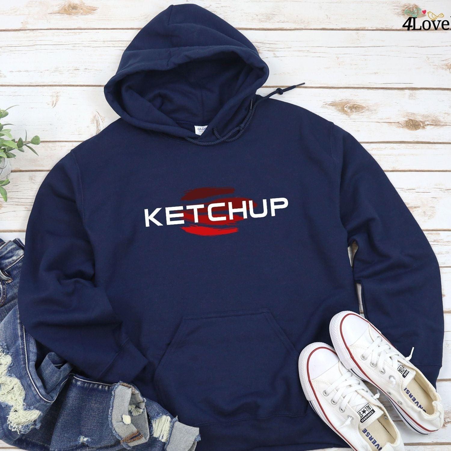Matching Couple Outfit: His & Hers Ketchup & Mustard | Gifts For Couples - 4Lovebirds