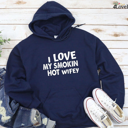 Matching Couples Outfit Set - Smokin' Hot Husband & Lovely Wifey Gift Idea - 4Lovebirds