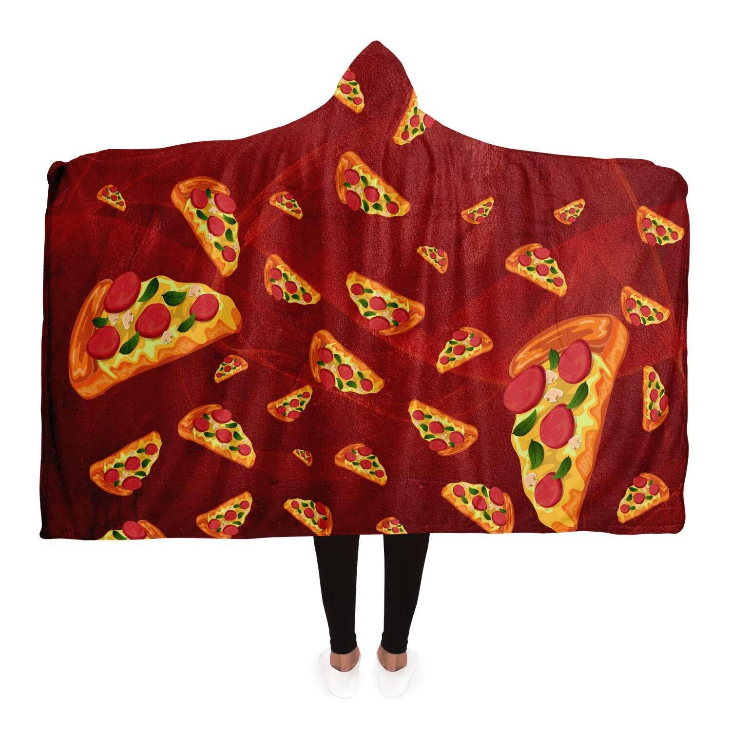 Matching Pizza Slices - Blanket Hoodie - 4Lovebirds