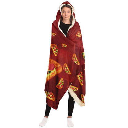 Matching Pizza Slices - Blanket Hoodie - 4Lovebirds