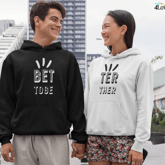 Matching Couple Gift: Best Friends Hoodie Set - Nothing Makes Sense Wh –  4Lovebirds