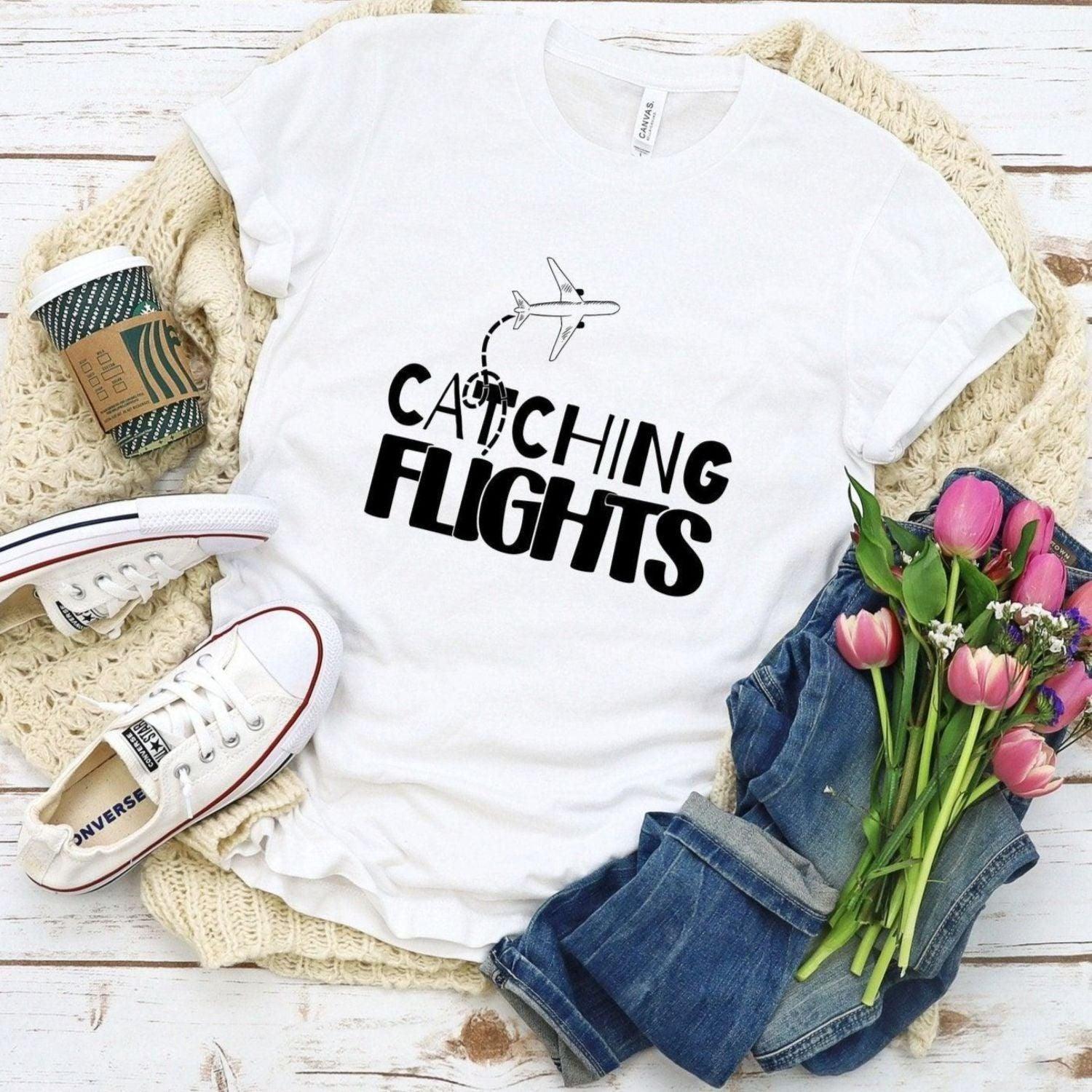 Matching Set: Catching Flights & Feelings, Early Dating Gifts, Anniversary Gifts for Couples - 4Lovebirds