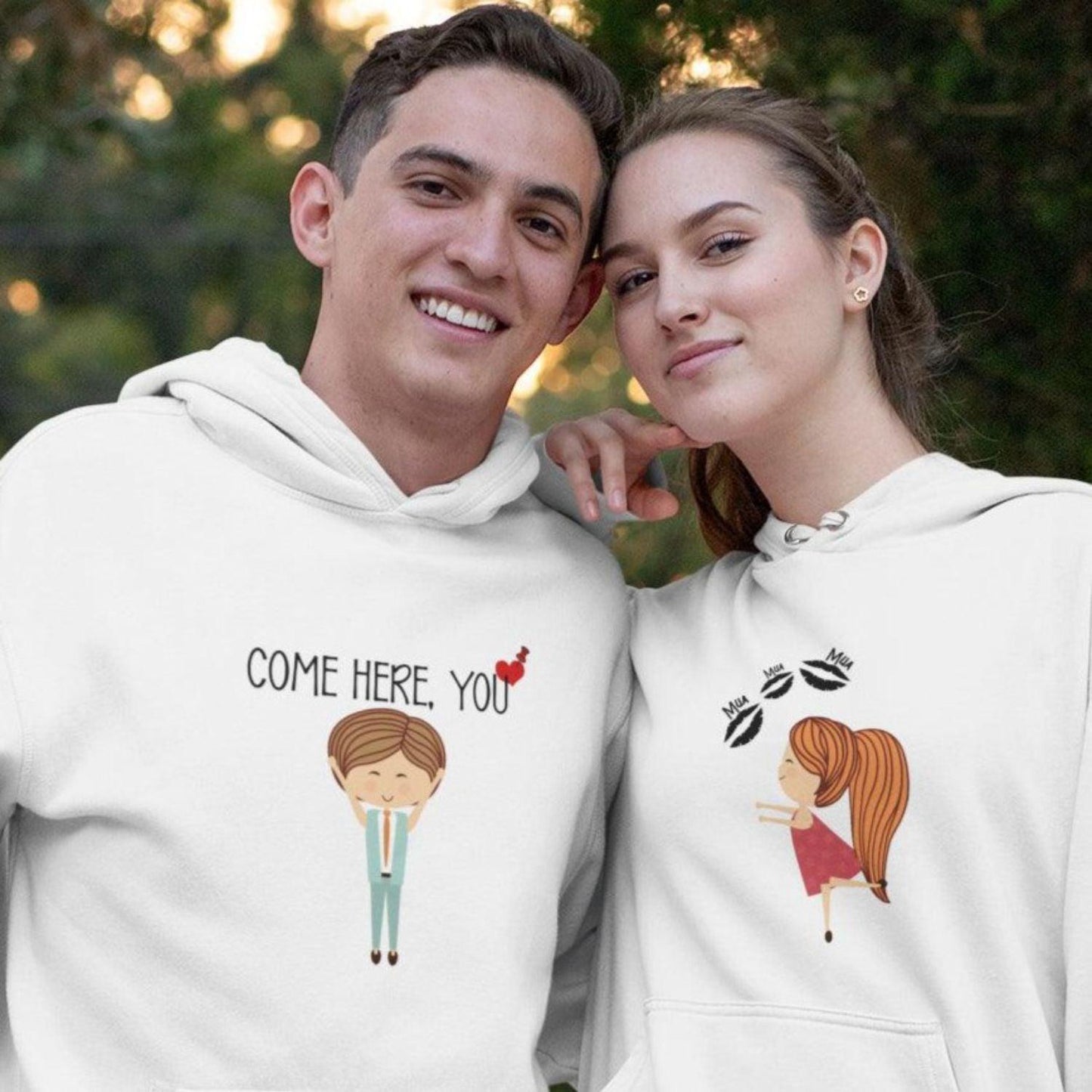 Matching Set: Cute Couple Gifts, Lovey Dovey Outfits, Wedding Gifts - 4Lovebirds