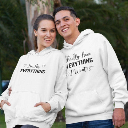 Matching Set for Couples: I Finally Have Everything I Want, I Am His Everything Outfit - 4Lovebirds
