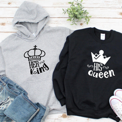 Matching Set: His King & Her Queen Gift for Couples, Perfect for Valentine's Day! - 4Lovebirds