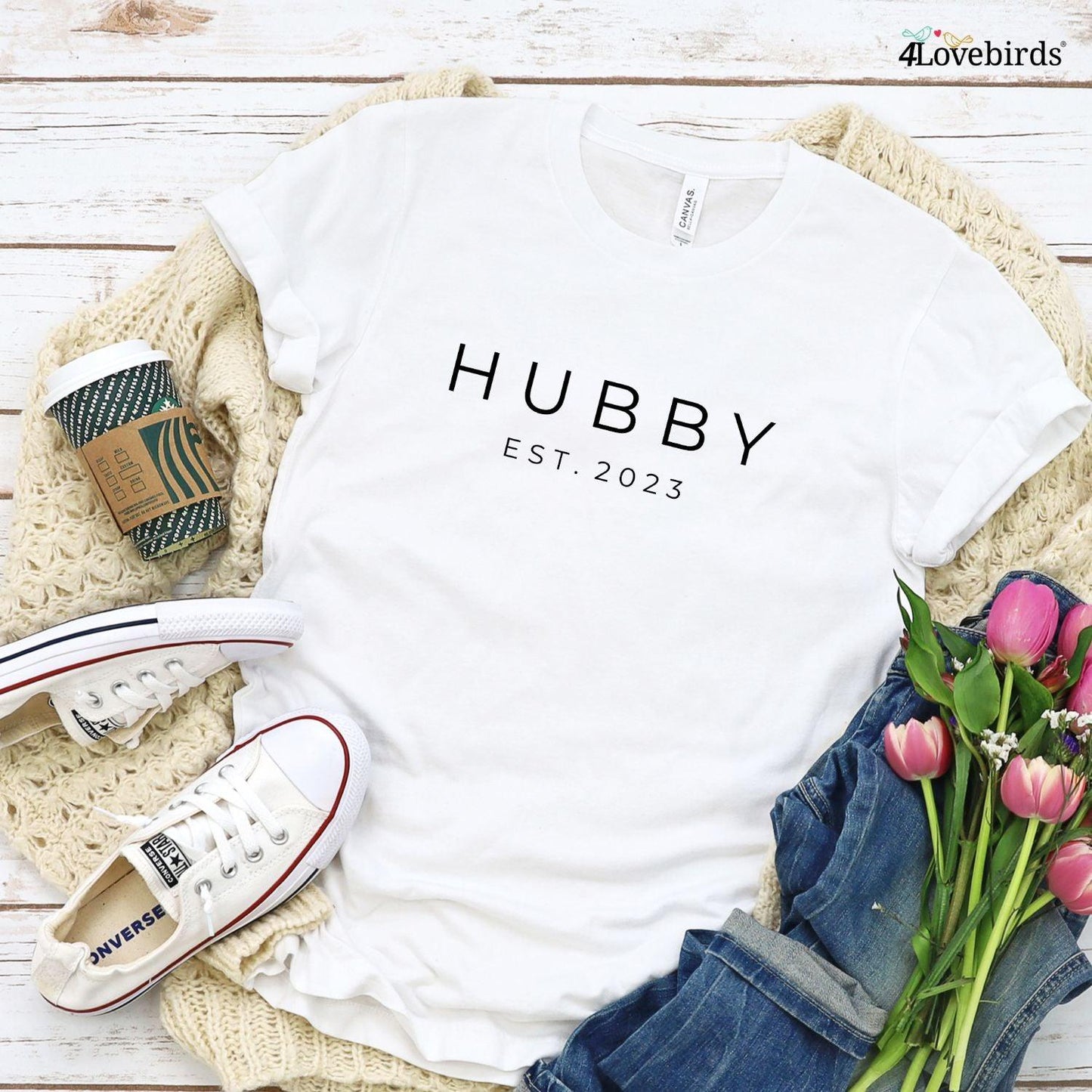 Matching Set: Hubby & Wifey Outfits for Wedding & Honeymoon Gifts - 4Lovebirds