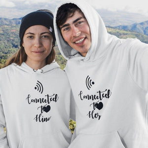 Matching Set: Humorous Couple's Outfits, Connected Geek Apparel, Perfect Gift Idea! - 4Lovebirds