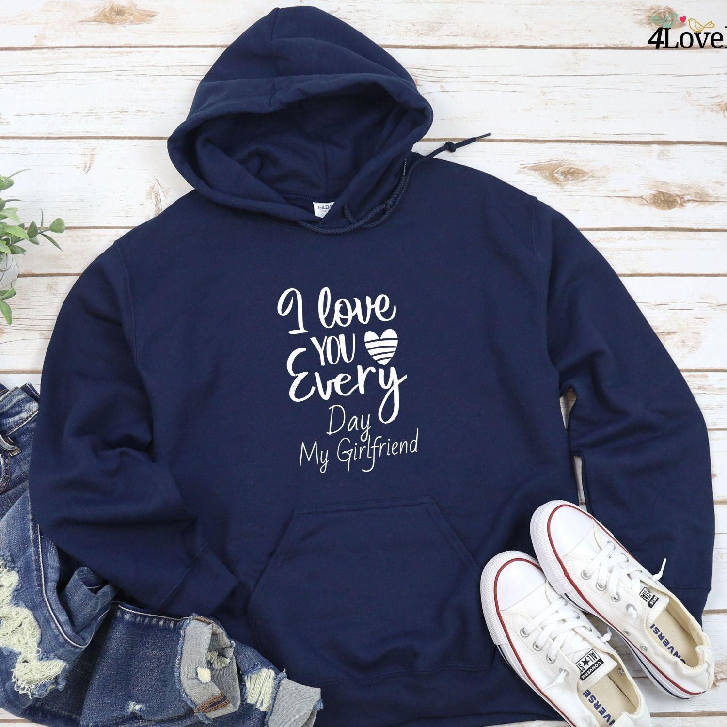 Matching Set: 'I Love You Every Day' Gift for Couples, Cute  Boyfriend/Girlfriend Outfit