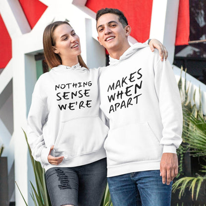 Matching Set: Love Makes No Sense When Apart - Perfect Valentines Gift for Couples! - 4Lovebirds