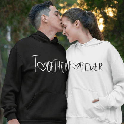 Matching Set: Together Forever Hoodies, Sweatshirts, Shirts, Longsleeves, Anniversary Tops - 4Lovebirds