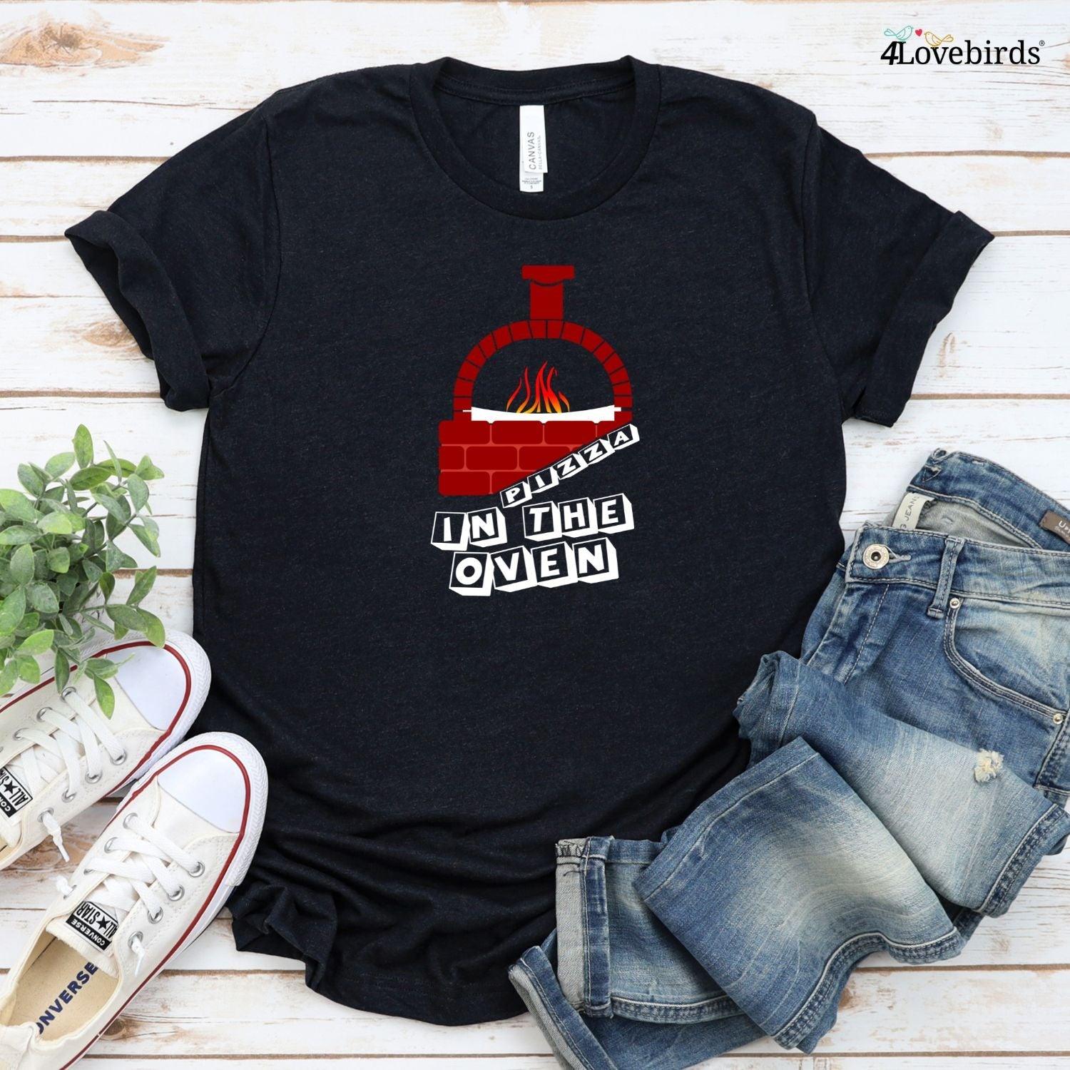 Matching Sets for Pizzeria-Loving Couples & Pregnant Announcements: Tops & Hoodies! - 4Lovebirds