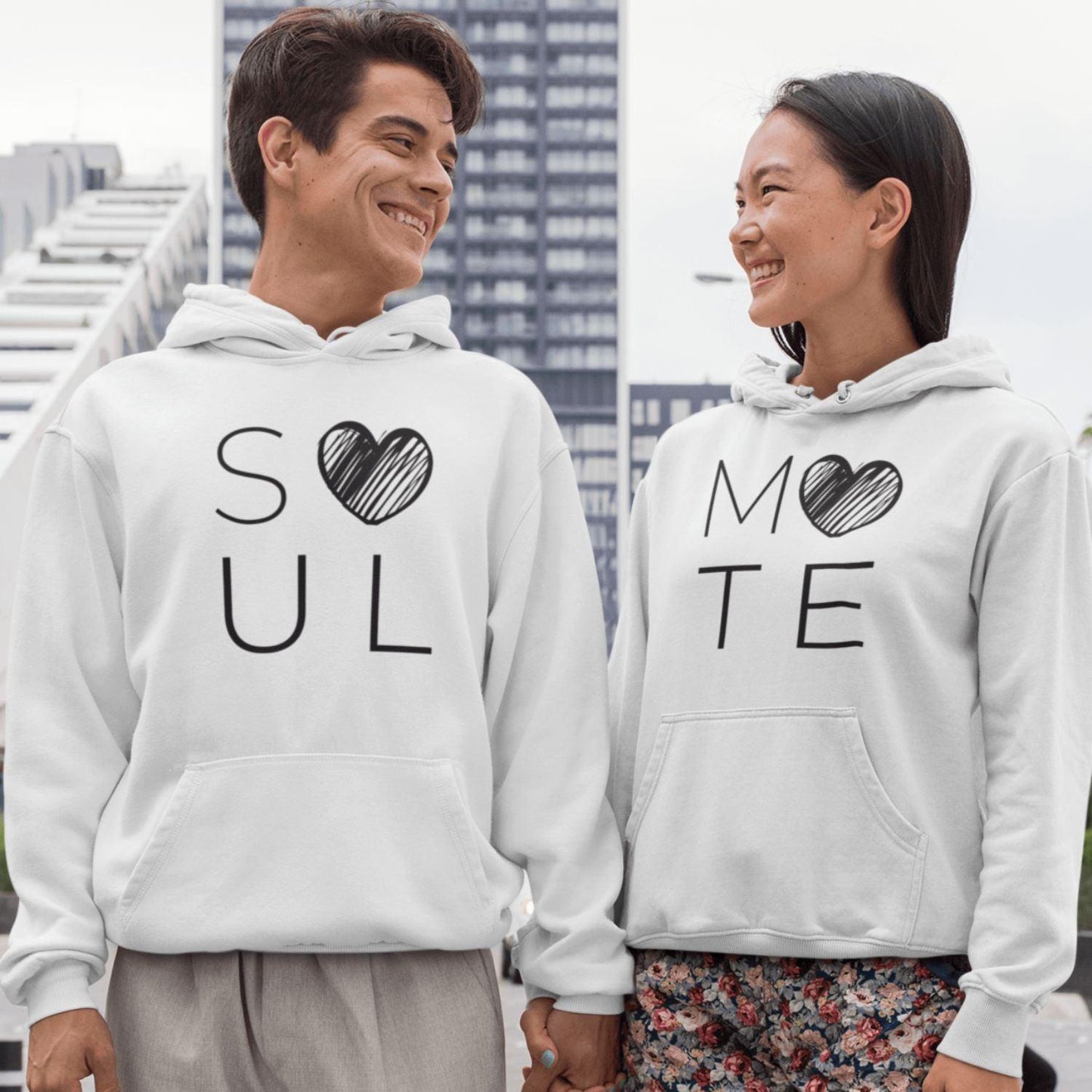 Matching Soul Mate & Valentines Set: Honeymoon & Wedding Outfits for Couples - 4Lovebirds