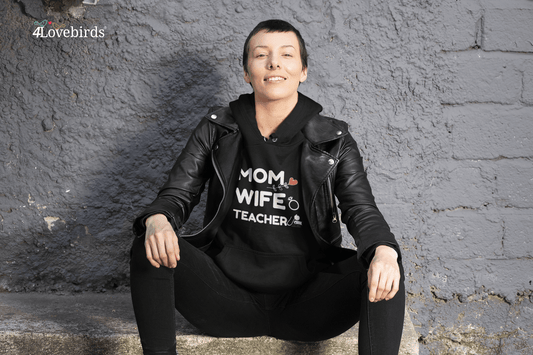 Mom, Wife, Teacher T-Shirt, Teacher Hoodies, Teacher Gifts, Teacher Sweatshirts - 4Lovebirds